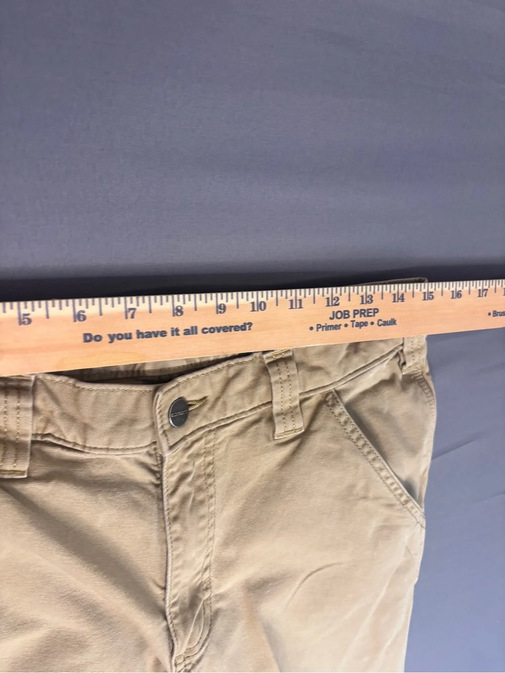 Carhartt Relaxed Fit Carpenter Work Pants Men's 32x32 Brown Utility Canvas